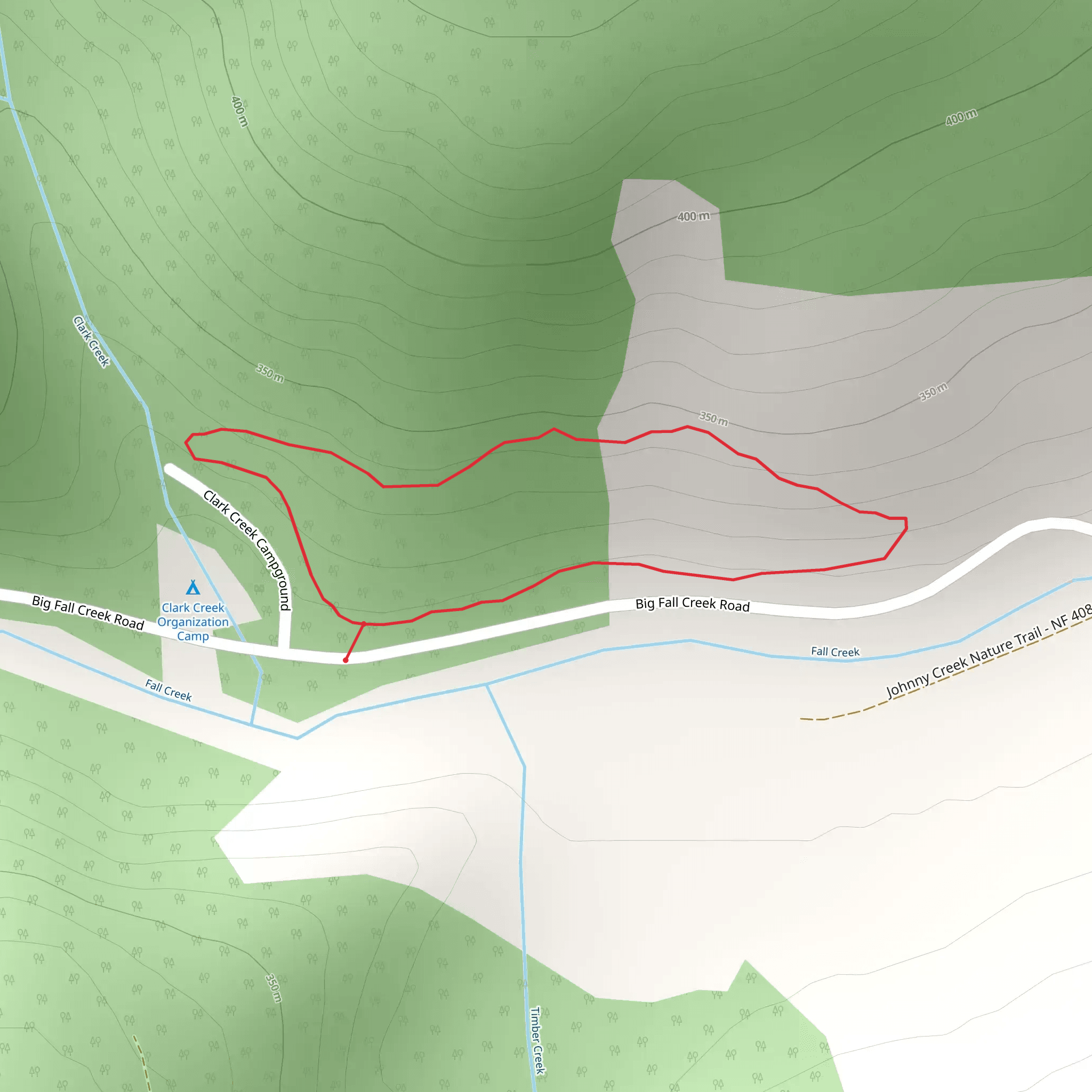 Clark Creek Nature Trail mobile static map