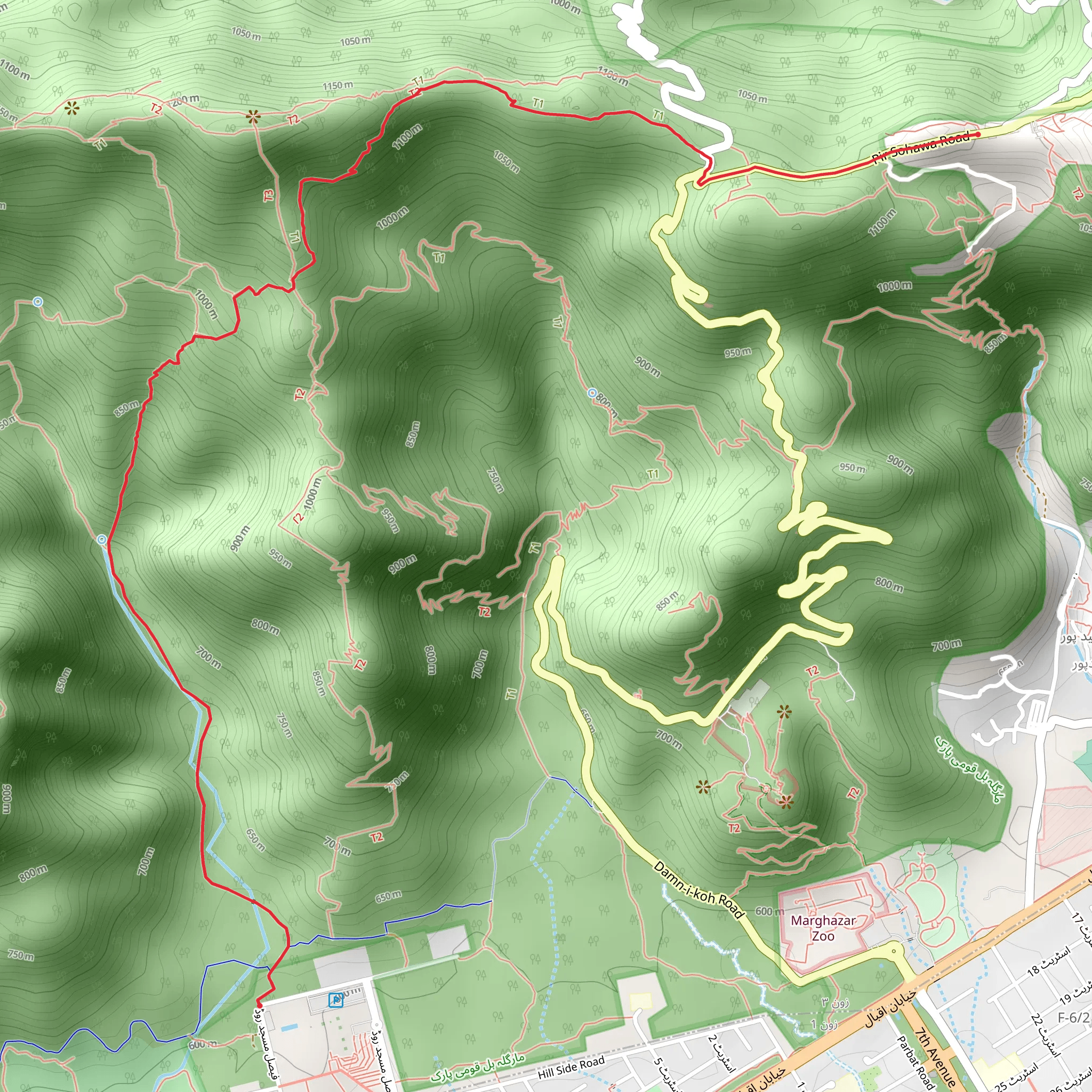Trail 6 mobile static map