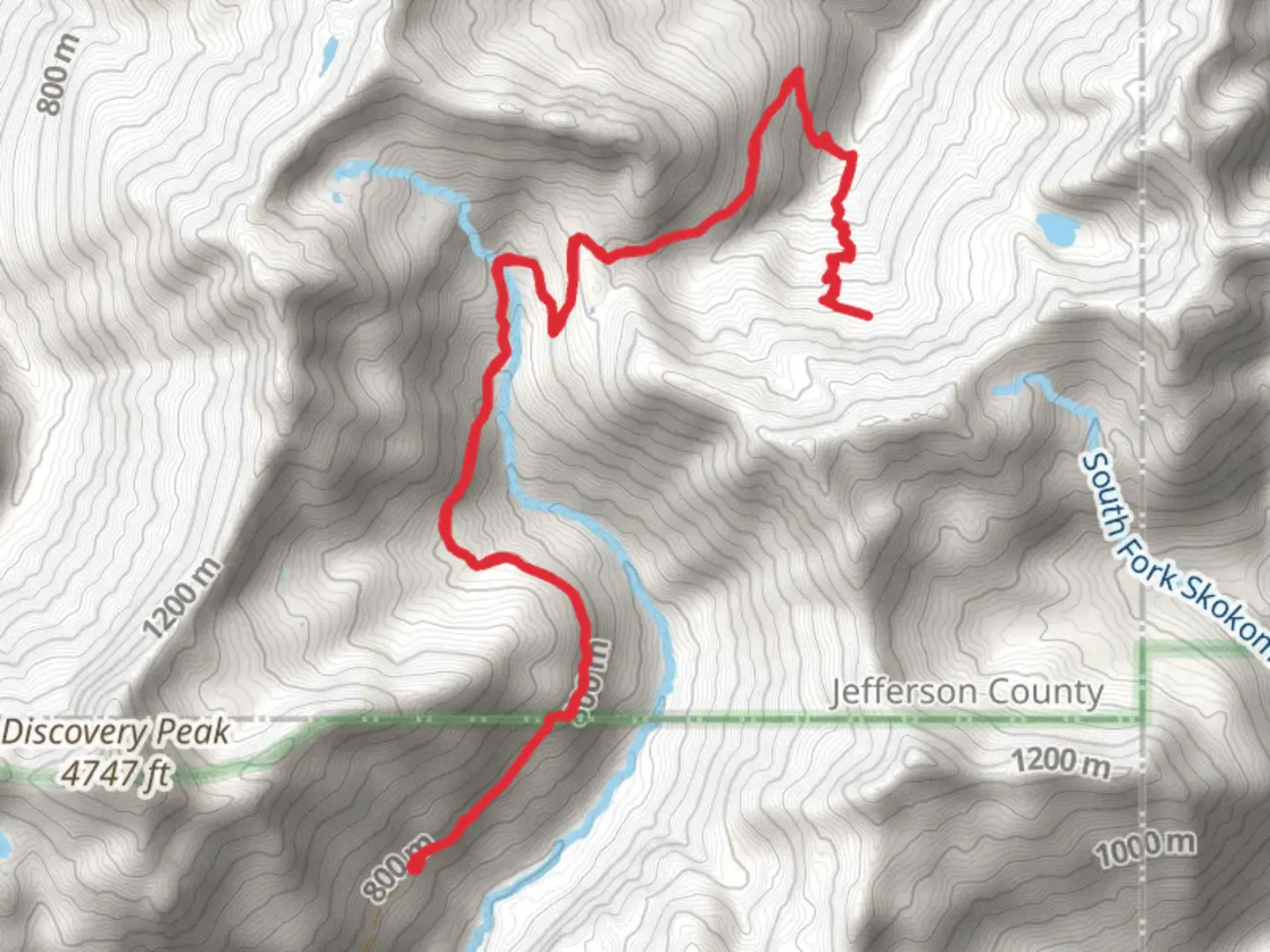 An image depicting the trail Wynoochee Pass and Sundown Lake Trail and its surrounding area.
