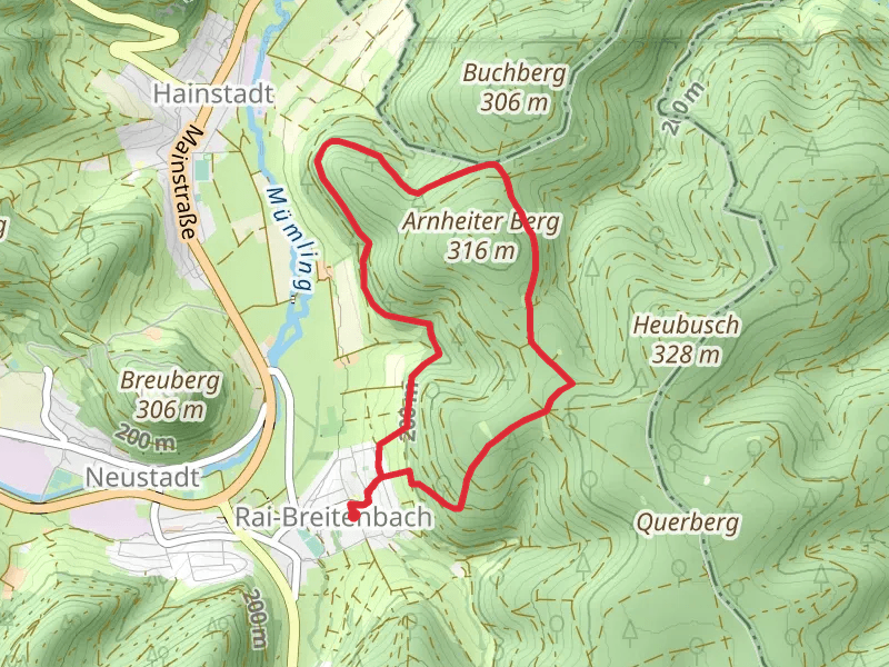 Einhardweg and Malchen Loop