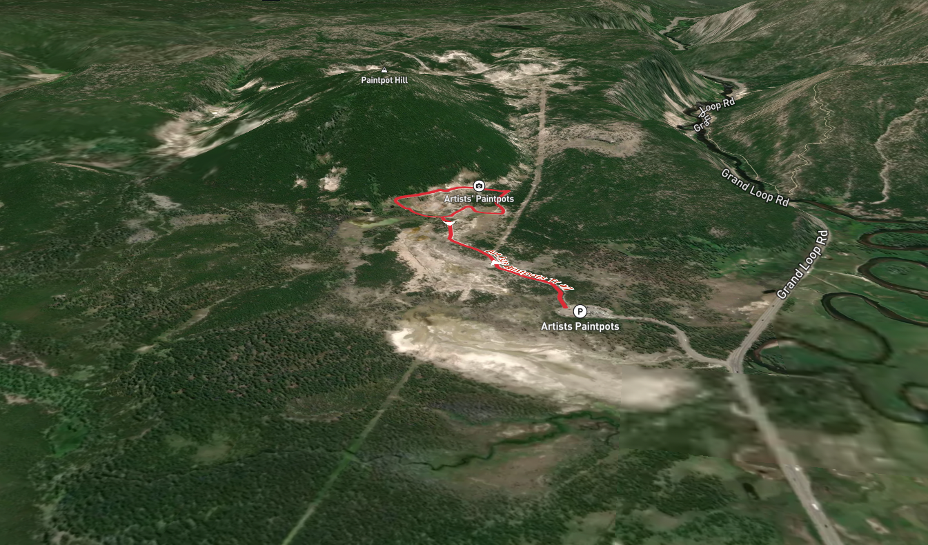 Artists Paintpots Loop Walk