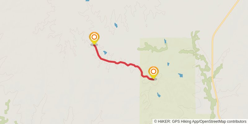 Tallgrass Prairie Loop spur 1 Map