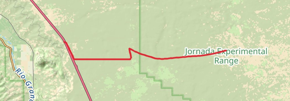 American Perimeter Trail - Southwest Primary stage 68 Map