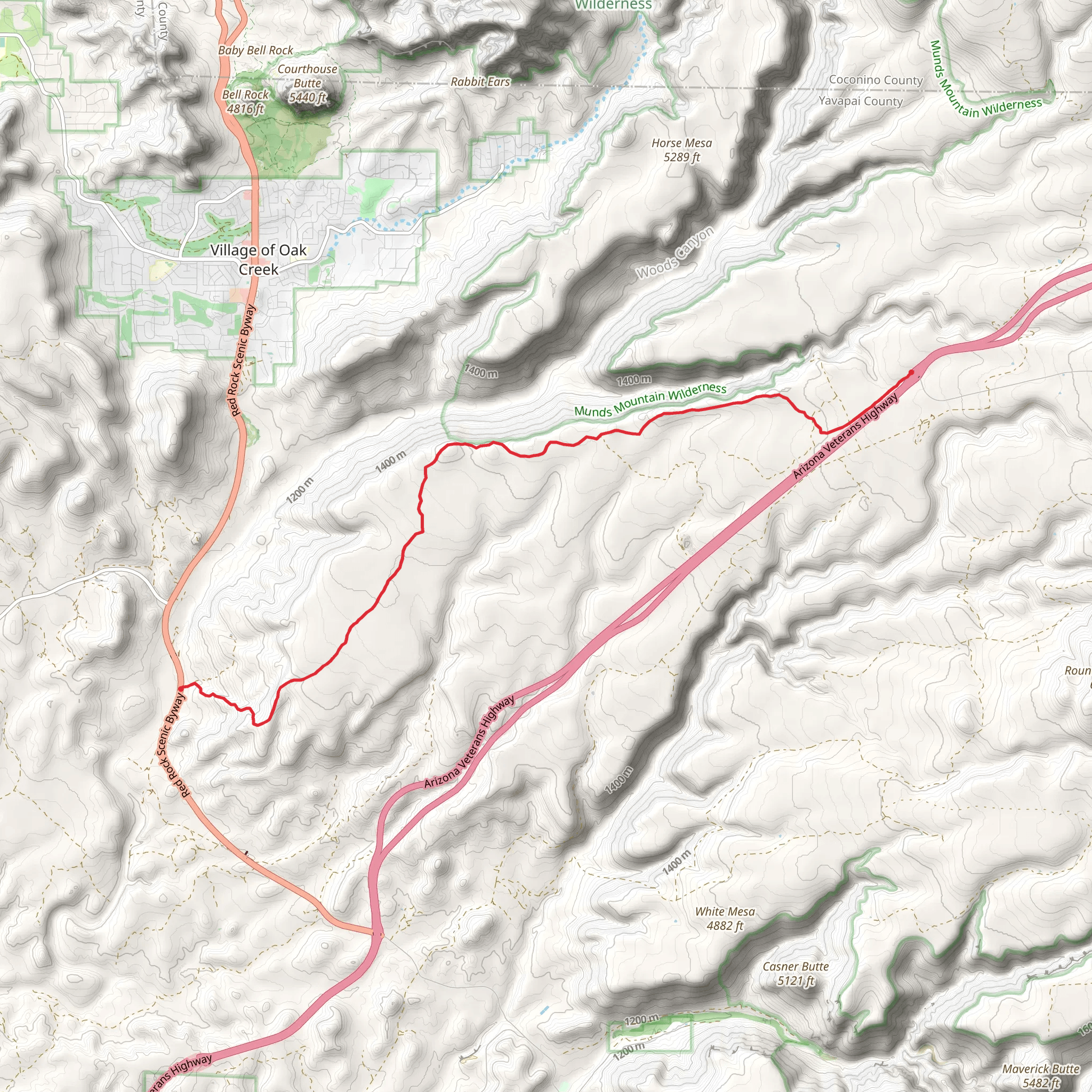 Chaves Trail mobile static map