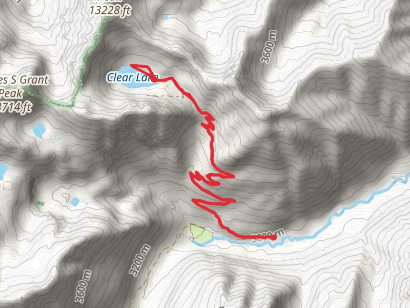 An image depicting the trail Clear Lake and its surrounding area.