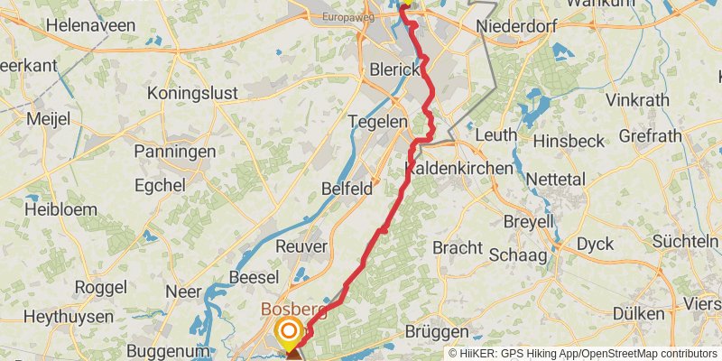 Pieterpad 2 stage 8 Map