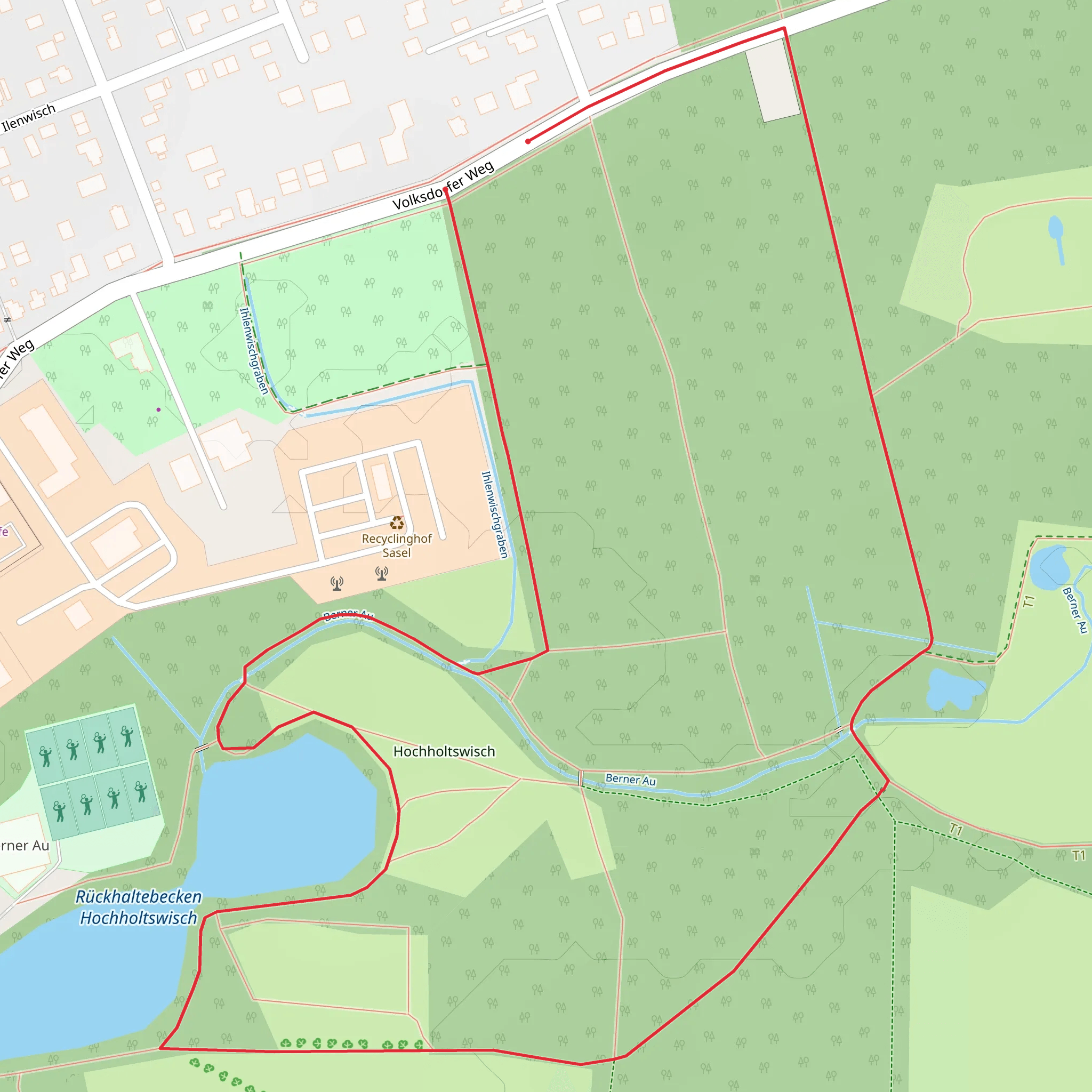 Hochholtswisch Loop mobile static map