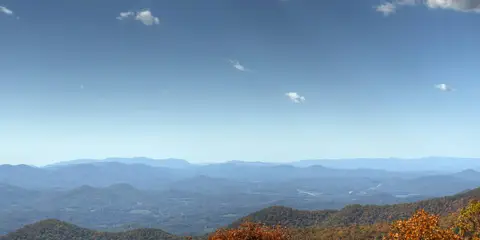 An image depicting the trail Brasstown Bald and Arkaquah Trail and its surrounding area.