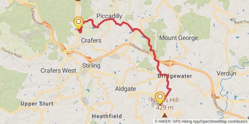 Heysen Trail stage 11 Map