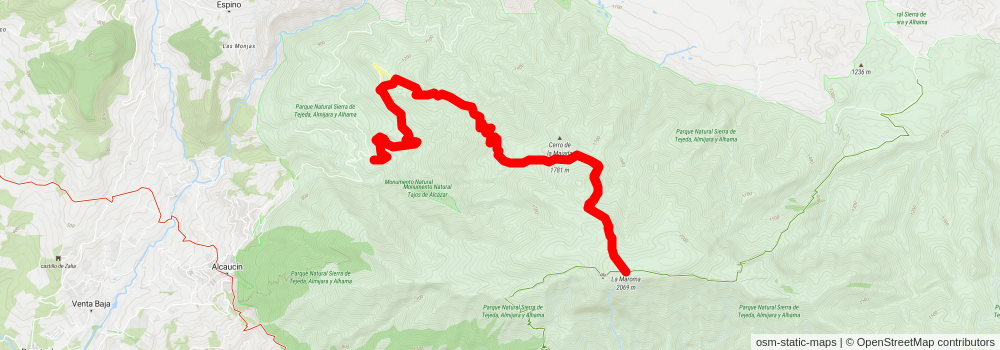Area R Alacázar-La Maroma PR A 352 stage 2 Map