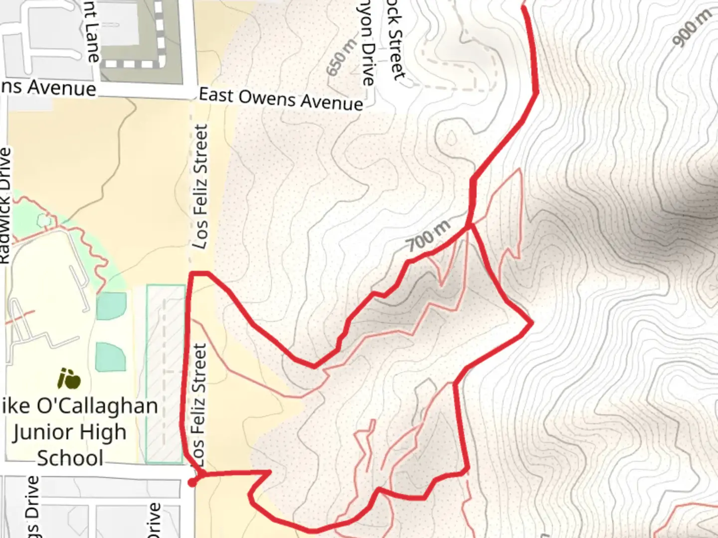 An image depicting the trail Frenchman Freeride Loop and its surrounding area.