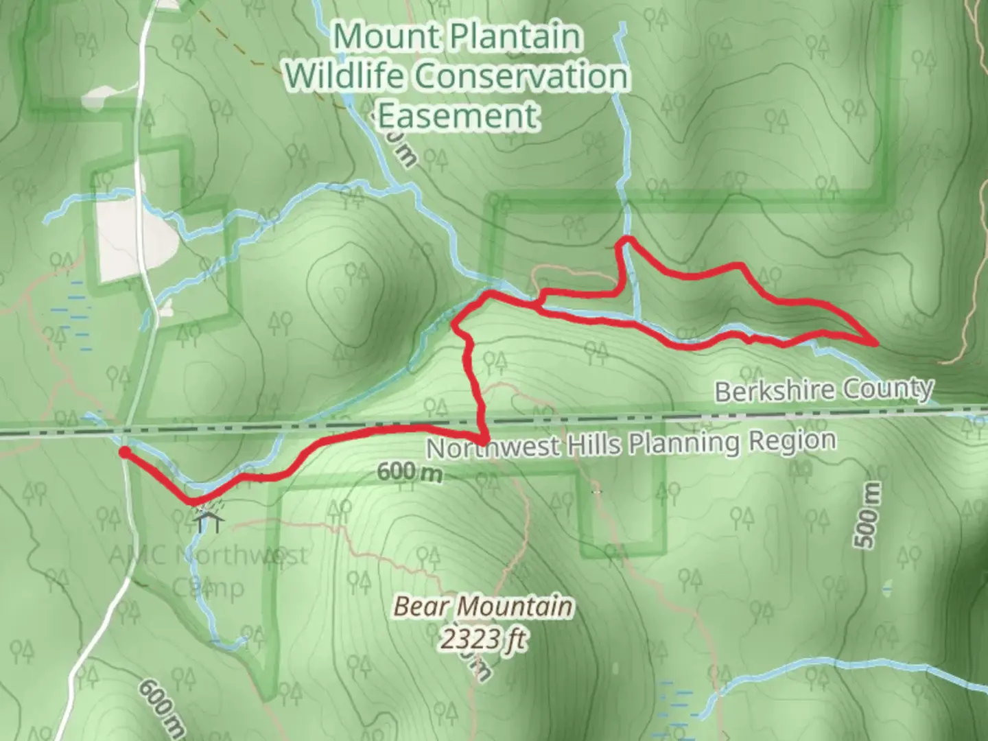 An image depicting the trail Sage's Ravina via Appalachian Trail and its surrounding area.