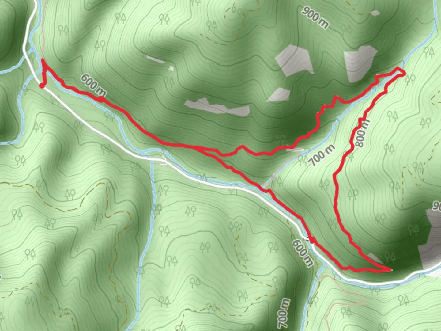 An image depicting the trail Trestle Creek Loop via Brice Creek Trail and its surrounding area.