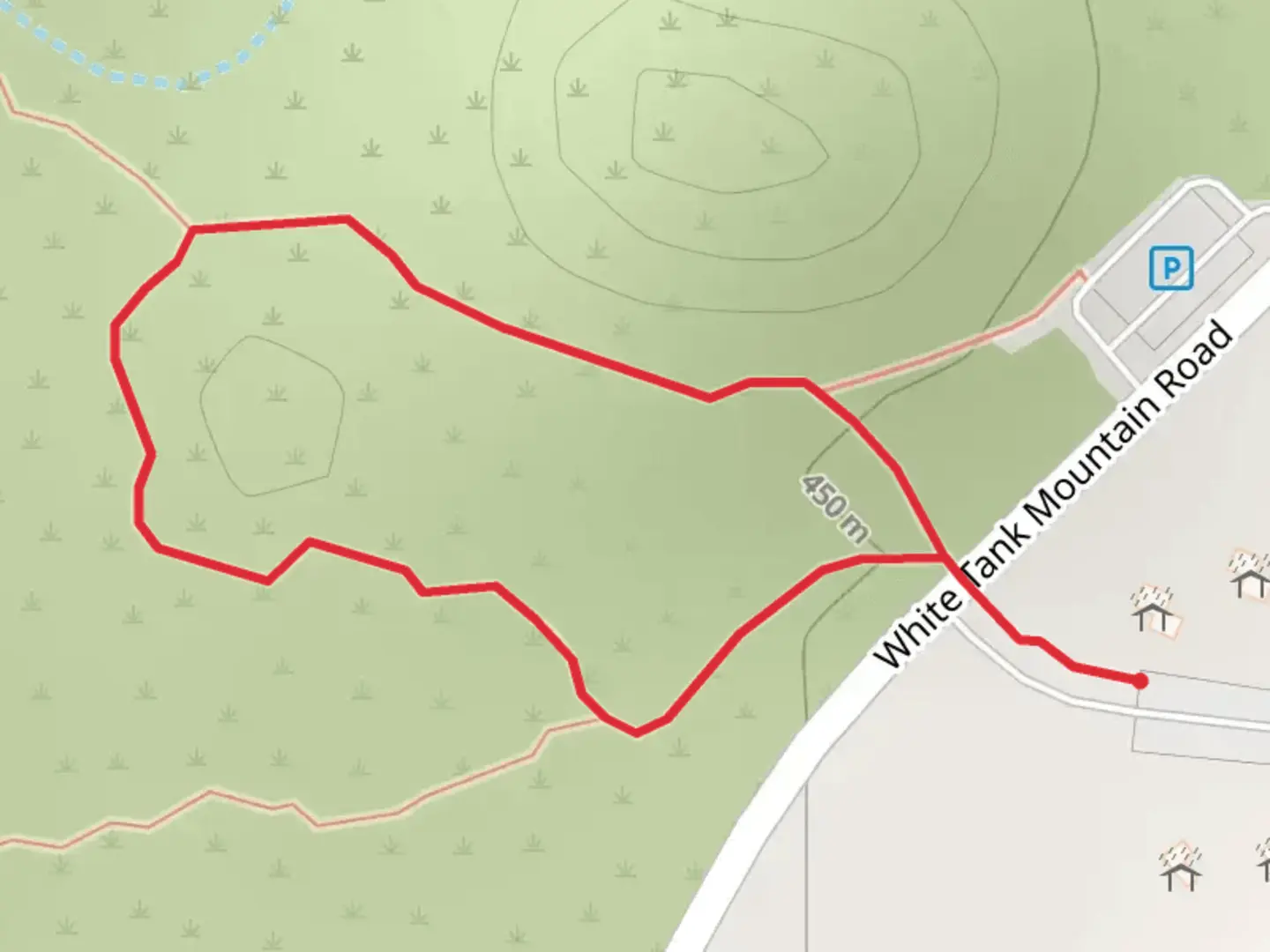 An image depicting the trail Black Rock Short Loop and its surrounding area.