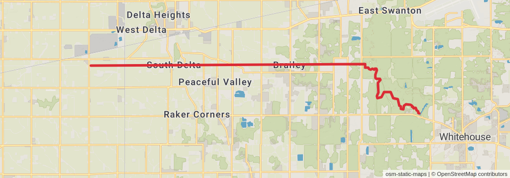 American Perimeter Trail - North Country Primary stage 27 Map