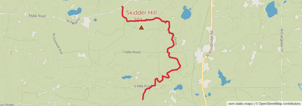 American Perimeter Trail - North Country Primary stage 51 Map