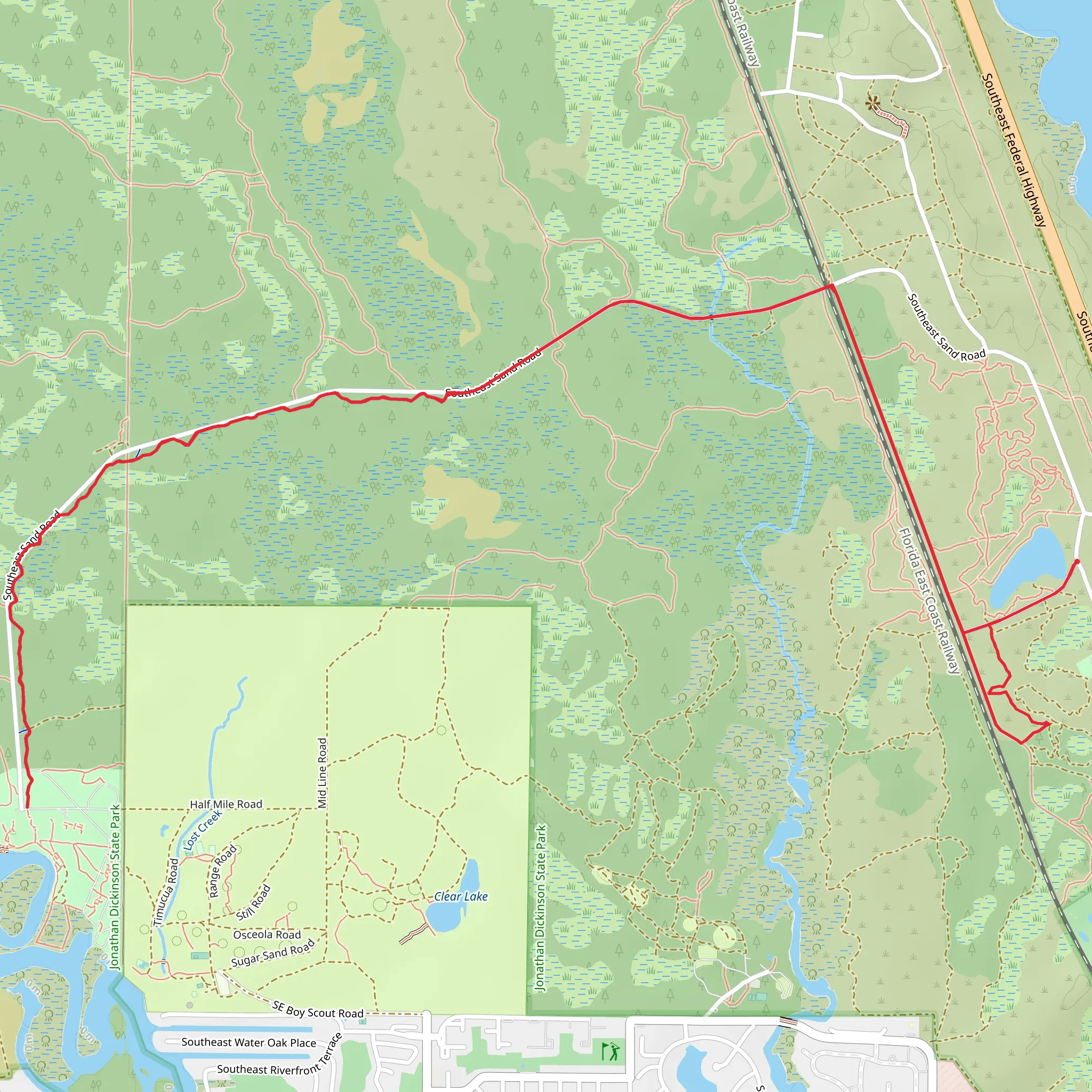 Green Trail - JDSP mobile static map