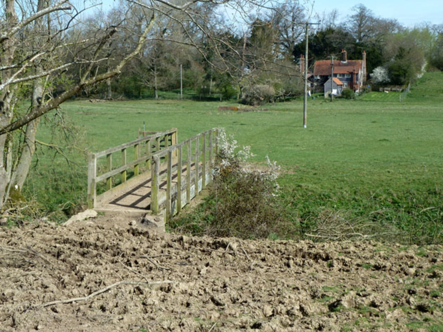 An image depicting the trail Knepp Castle Loop and its surrounding area.