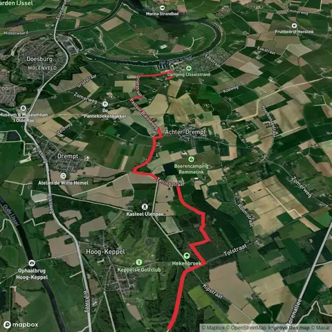 De Reuze to Ijsselhoeve via Het Hekenbroek and Oude Zutphense Weg