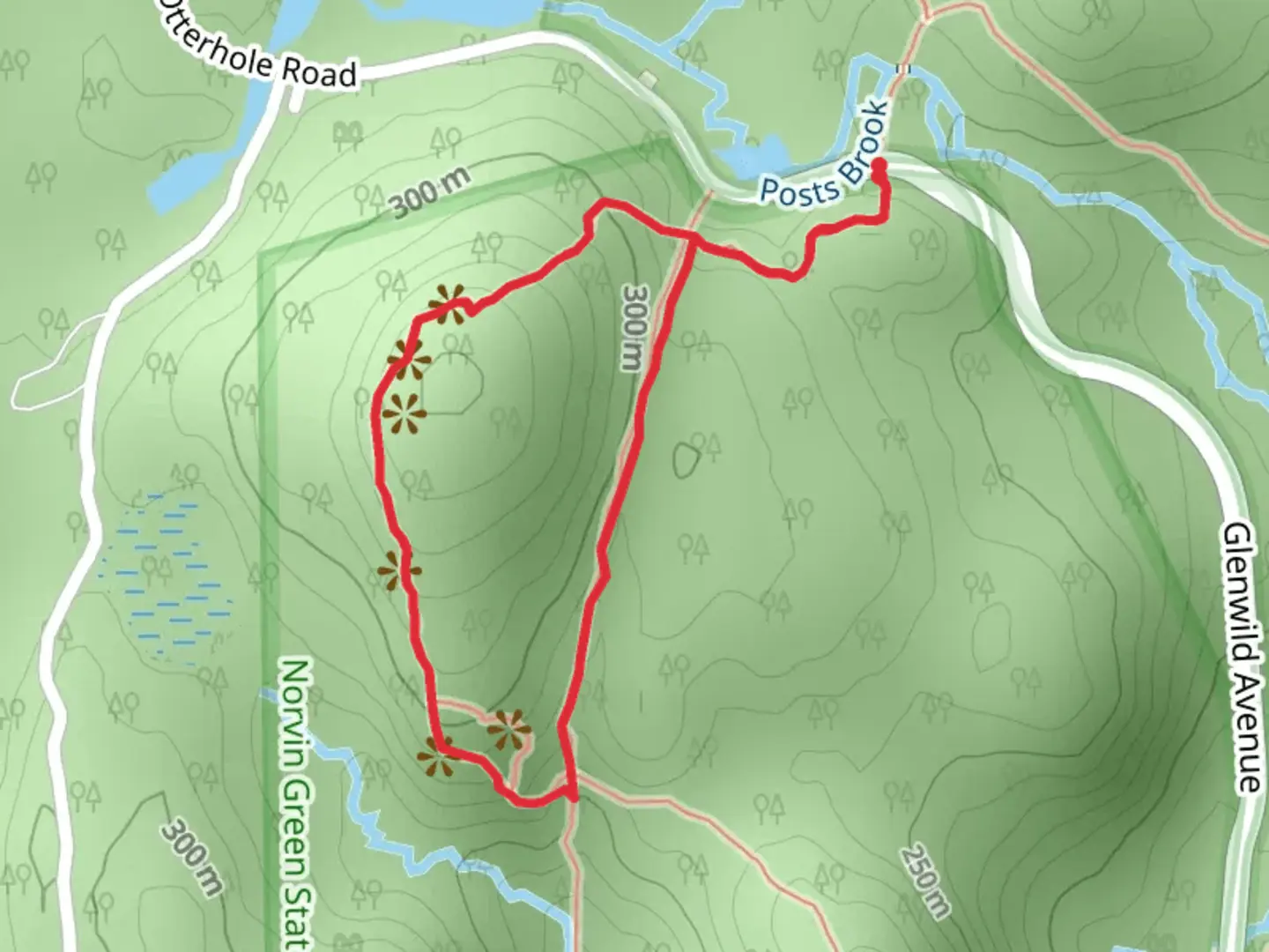 An image depicting the trail Hewitt-Butler and Torne Loop Trail and its surrounding area.