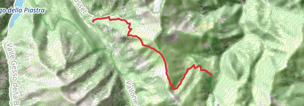 Grande Traversata delle Alpi stage 57 Map