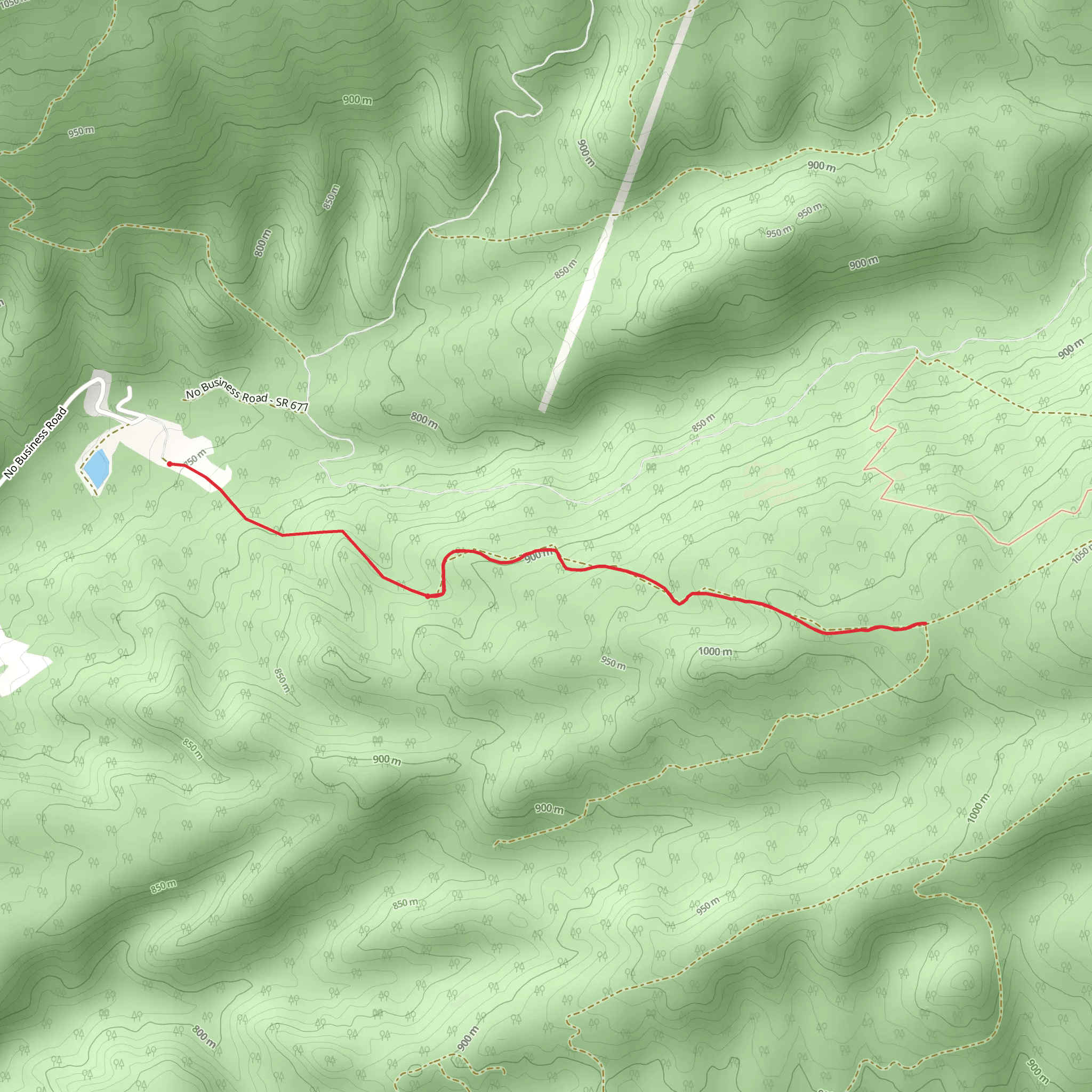 Rooster Trail mobile static map