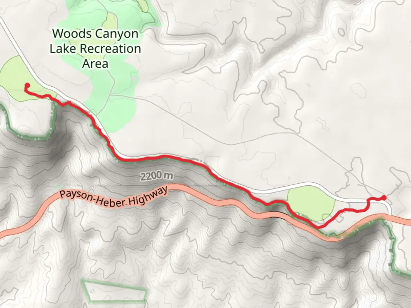 An image depicting the trail Rim Lakes Vista Trail and its surrounding area.