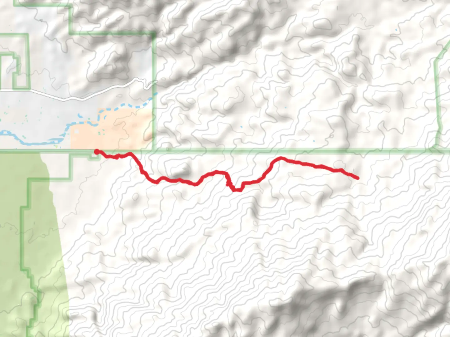 An image depicting the trail Douglas Spring Trail and its surrounding area.