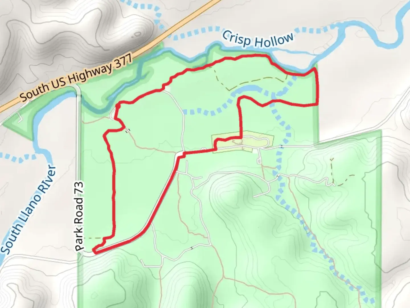 An image depicting the trail Buck Lake - Potter Creek Loop and its surrounding area.