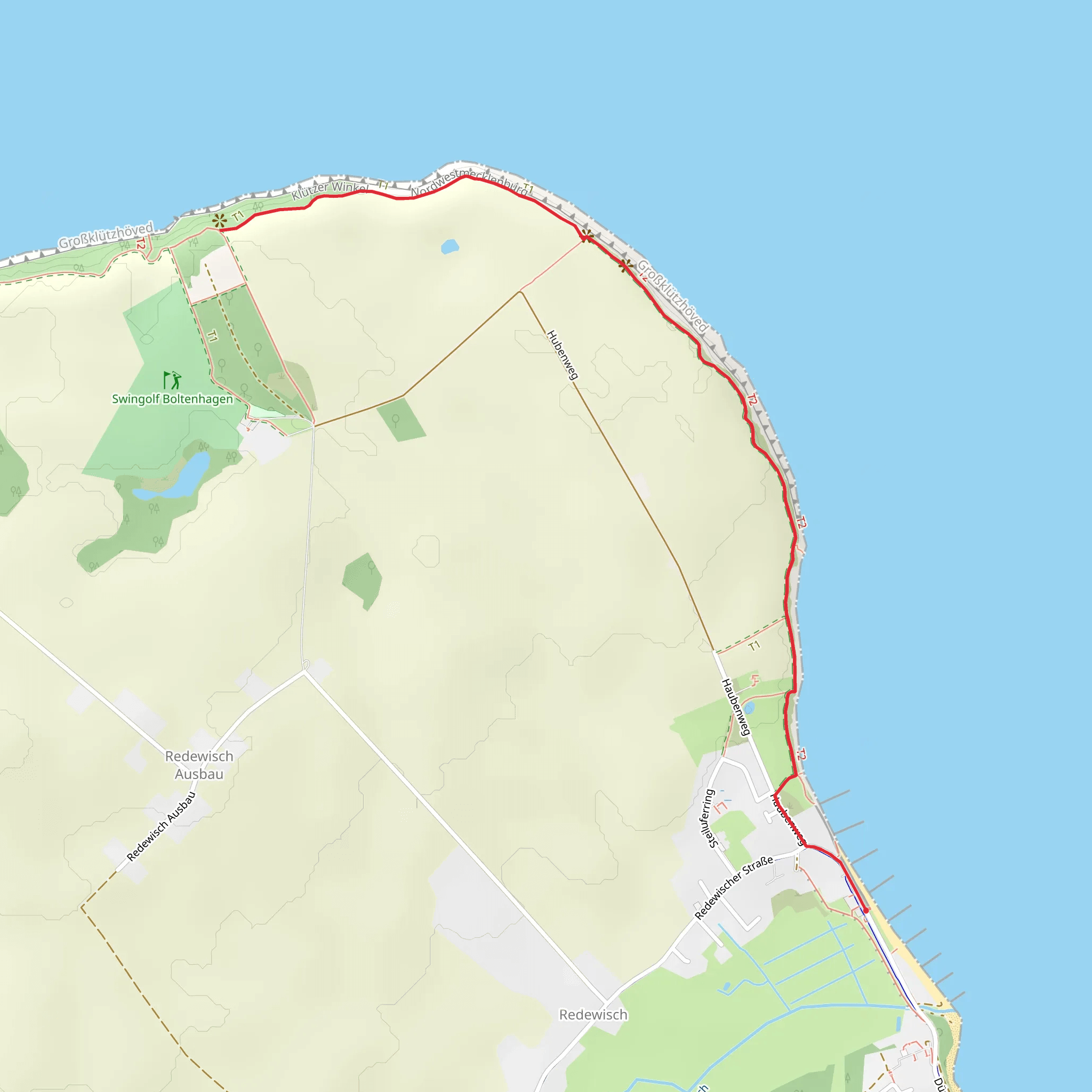 Ausblick and Großklützhöved Walk mobile static map