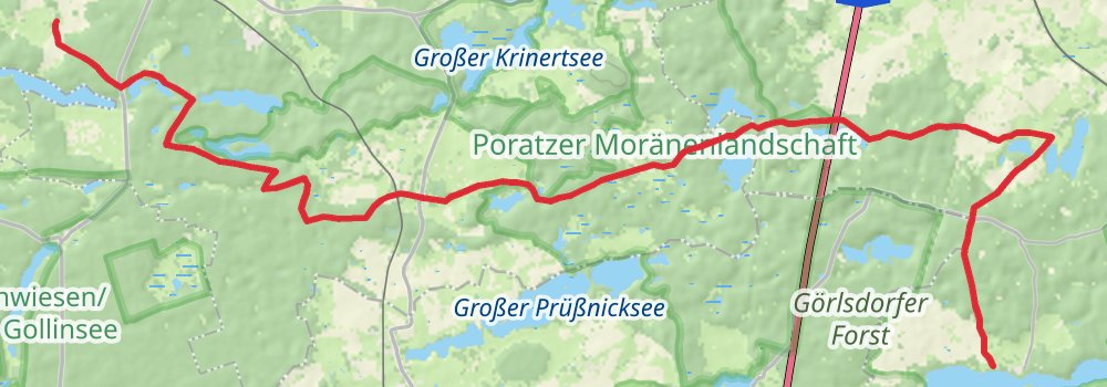 Uckermärker Landrunde stage 4 Map
