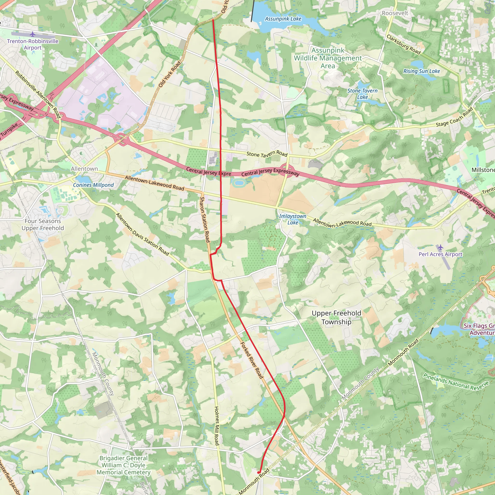 Union Transportation Trail mobile static map