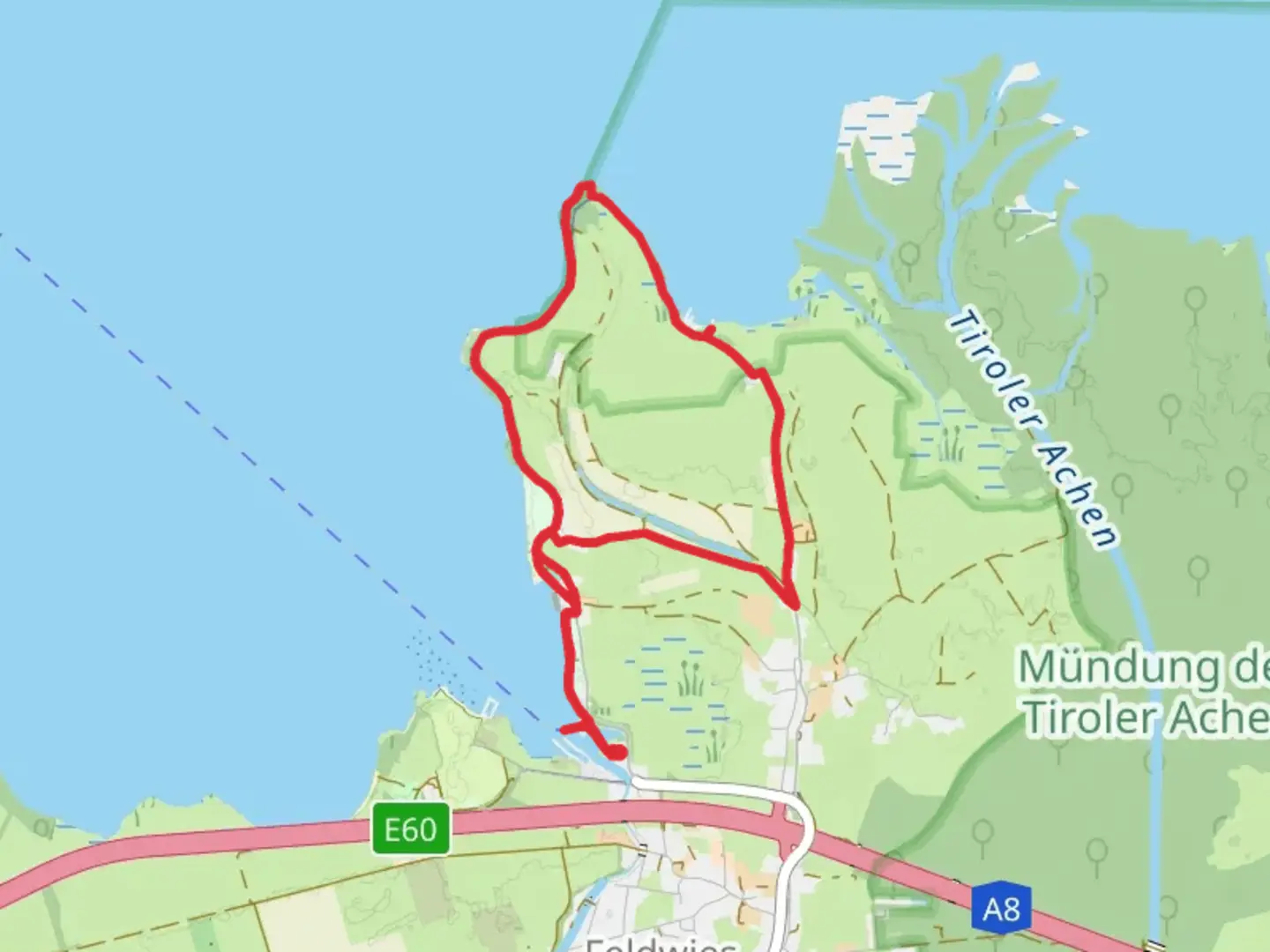 An image depicting the trail Eon Trail and Pertrusquelle - Trail and its surrounding area.