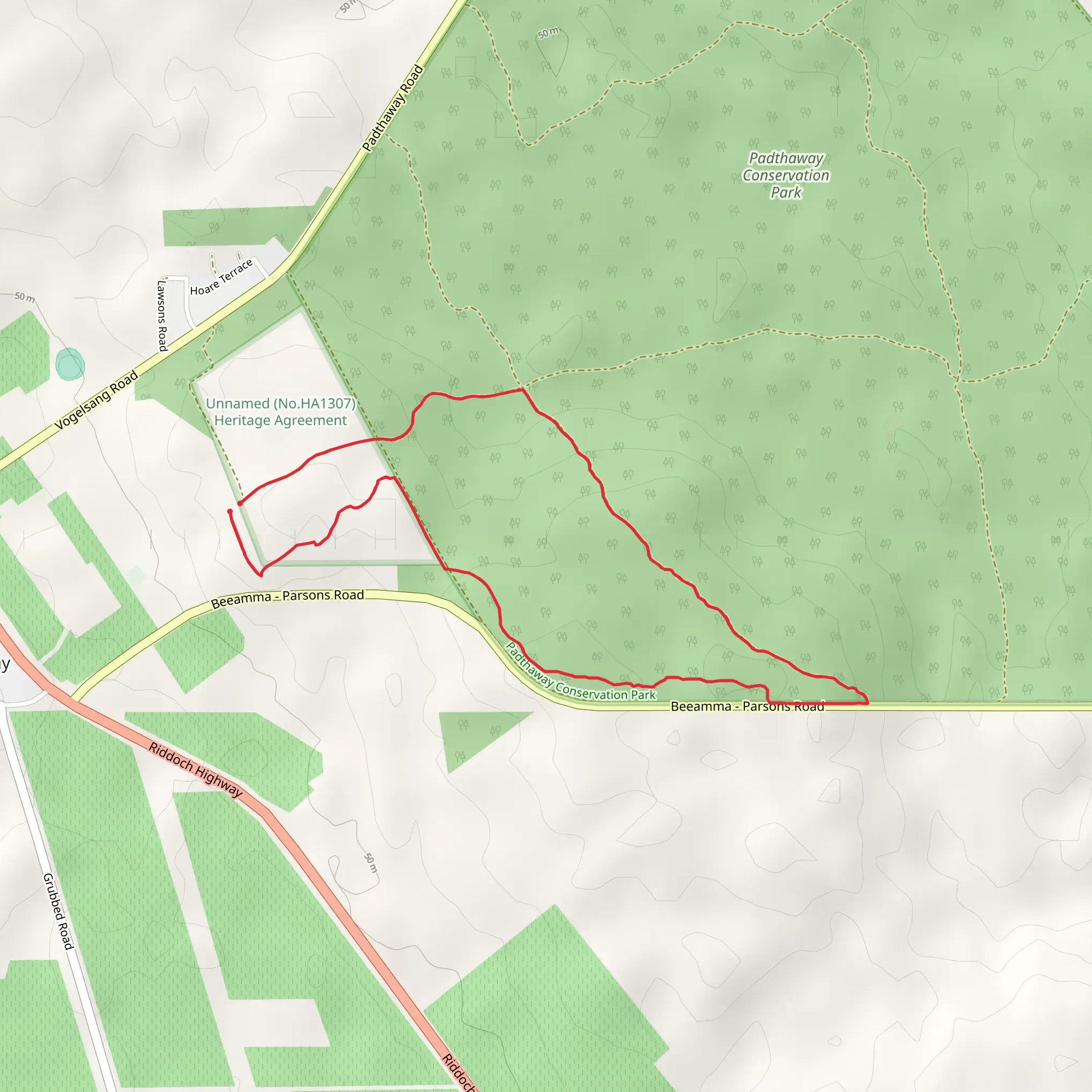 Banksia Loop Walk mobile static map