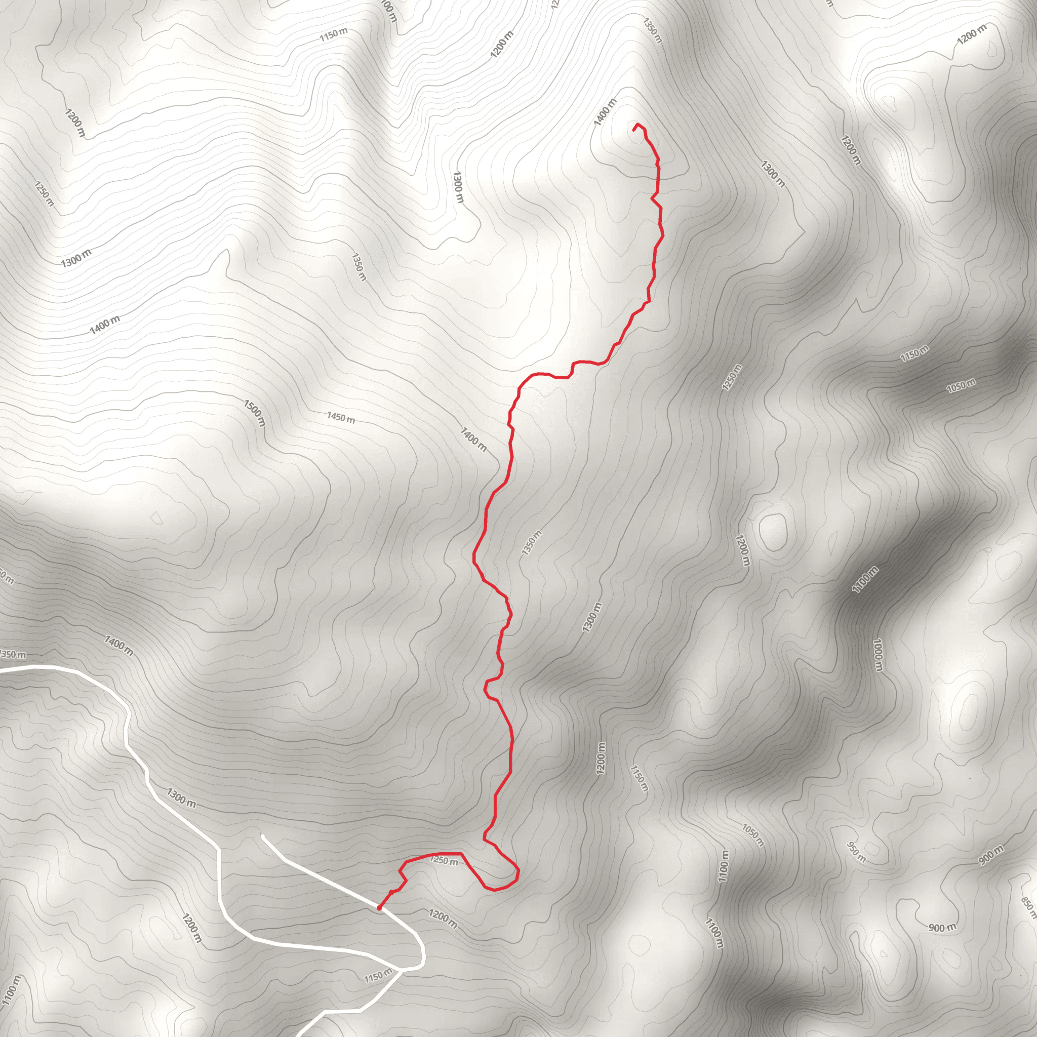 South Huckleberry 2 Trail mobile static map