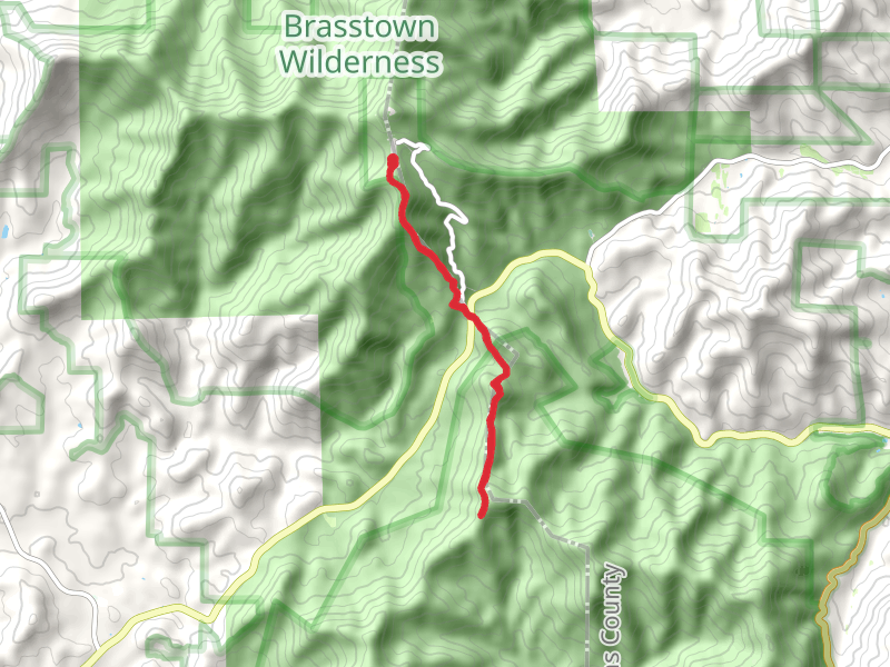 Chattahoochee Gap, Jacks Knob, Eagle Knob, Bookshire Top and Wolfpen Ridge