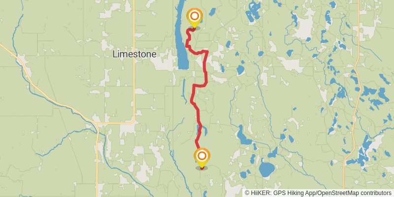 Bay De Noc - Grand Island Trail stage 3 Map