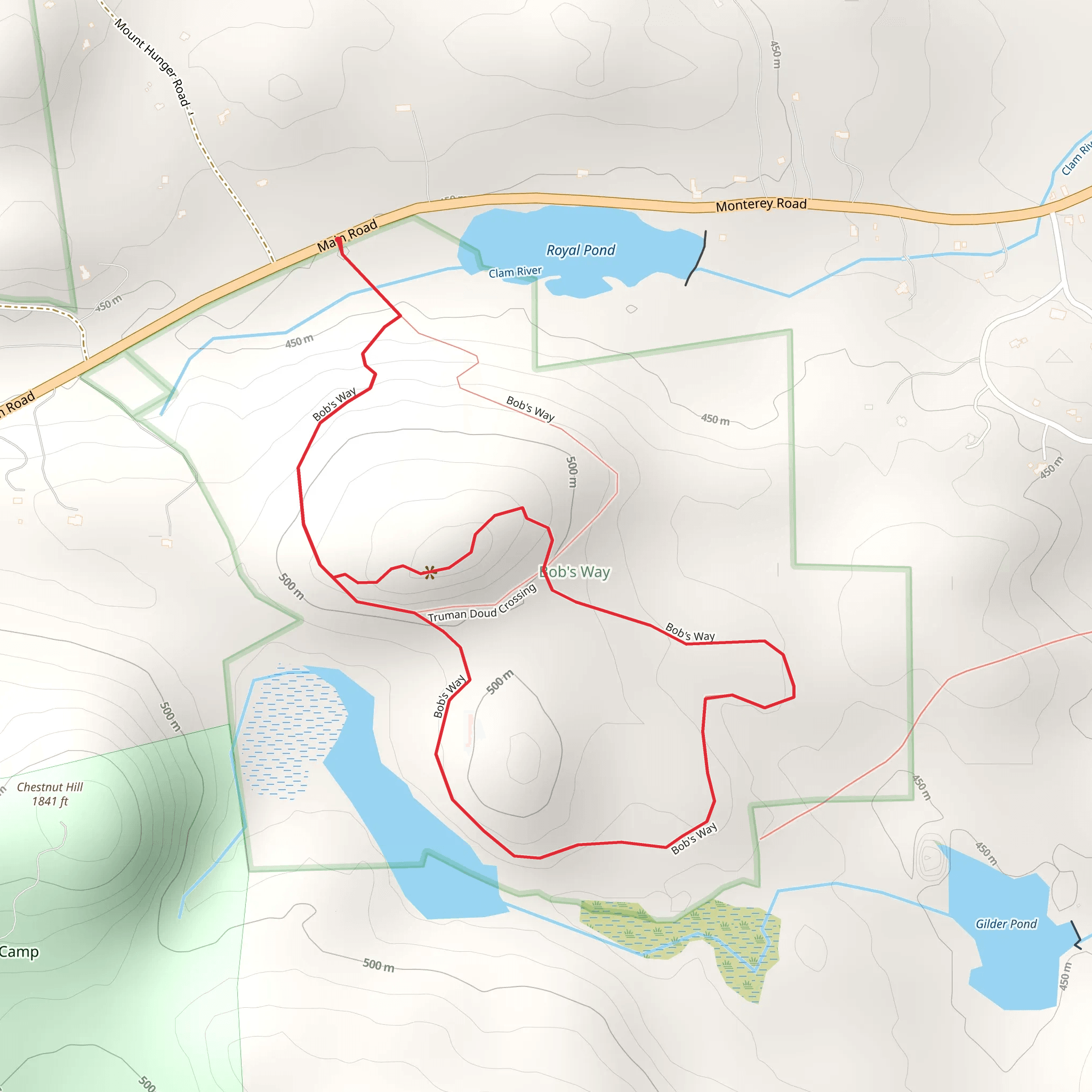Bob's Way Loop mobile static map