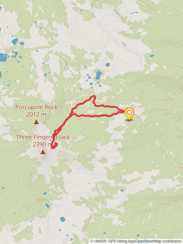 Canyon Creek Trail, Glacier View Trail Loop