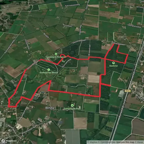 Witte Bergen and Het Starkriet via Sengersbroek Weg