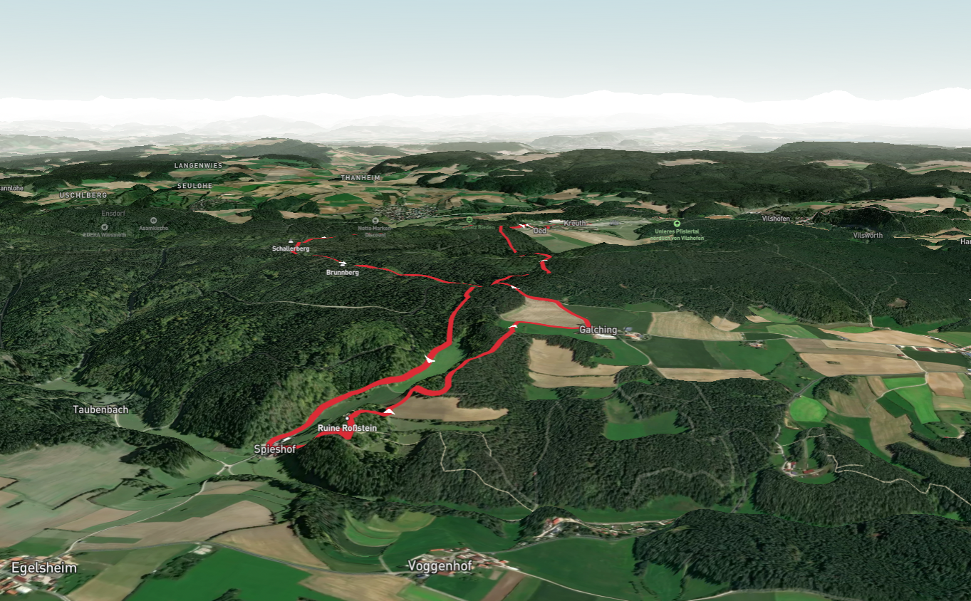 Schallerberg,Brunnberg and Ruine Roßstein Loop