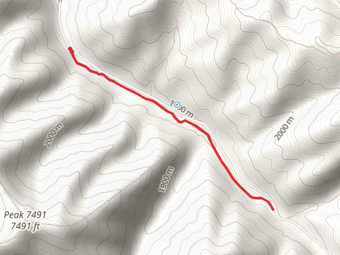 An image depicting the trail Right Hand Fork and its surrounding area.