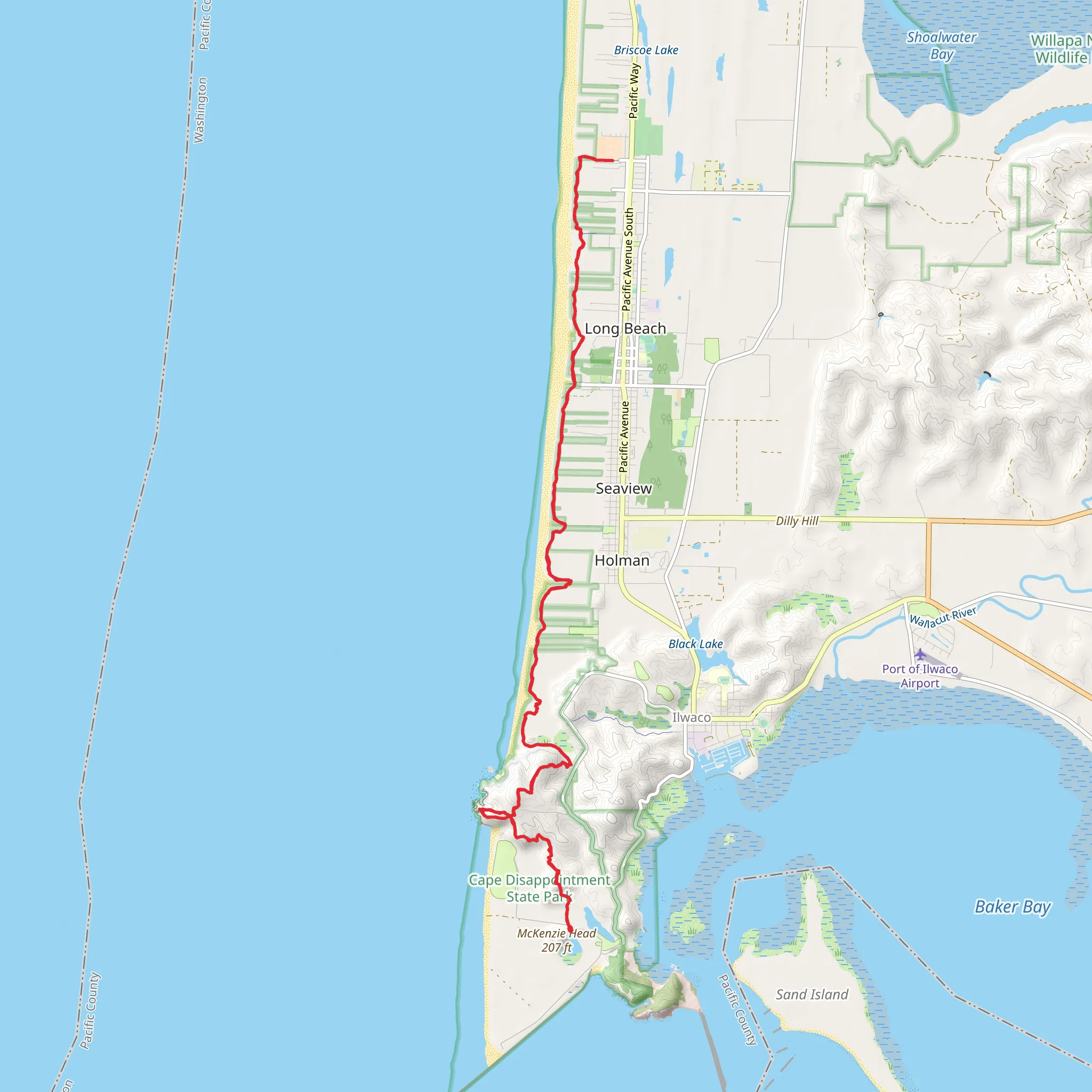 Discovery Trail mobile static map
