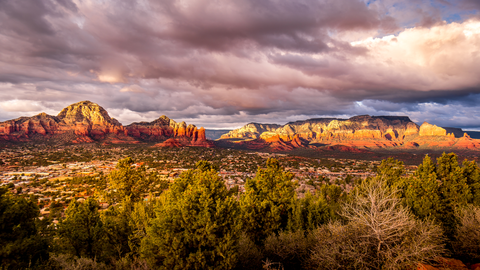 An image depicting the trail Thunder Mountain to Andante Loop Trail and its surrounding area.