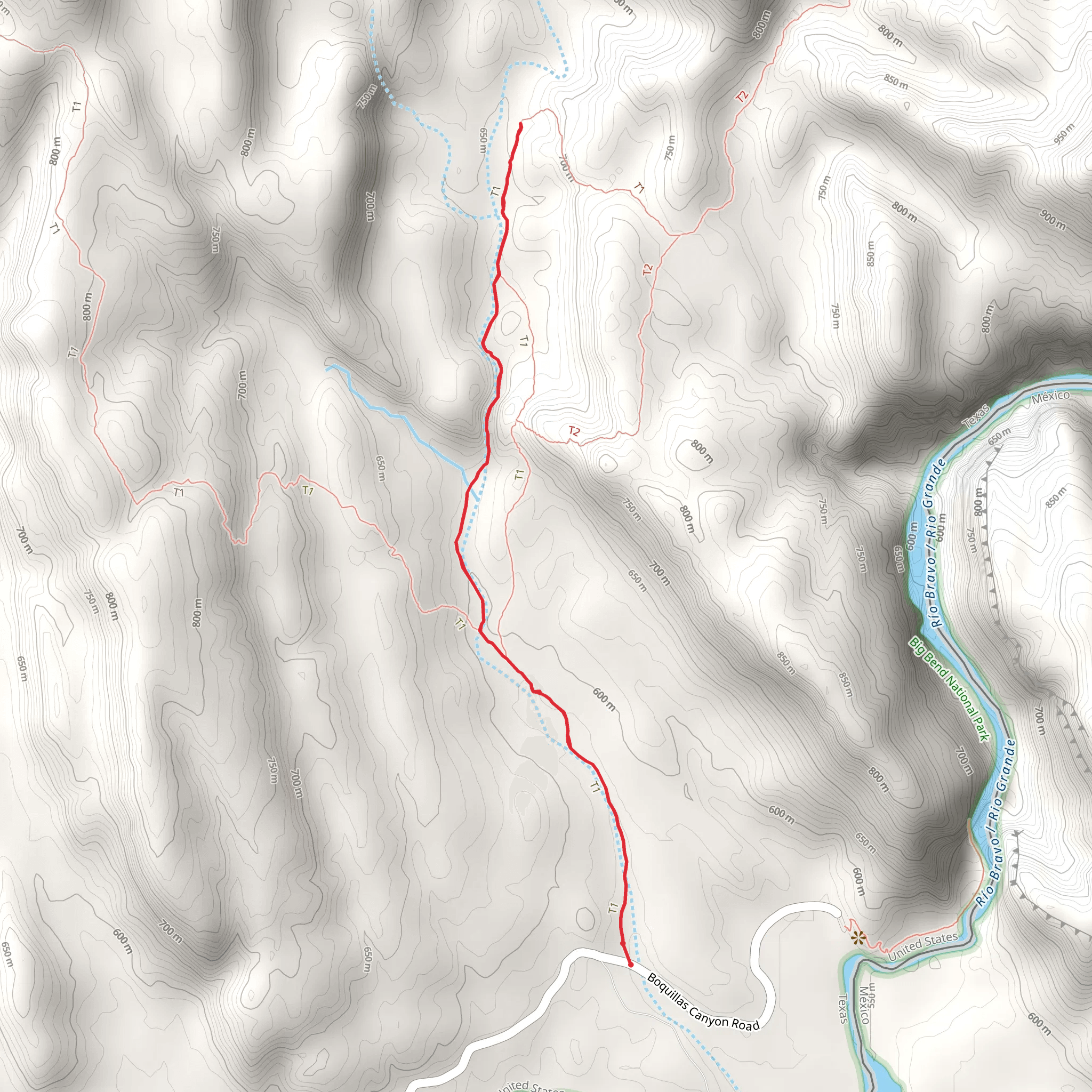 Straw House Trail mobile static map
