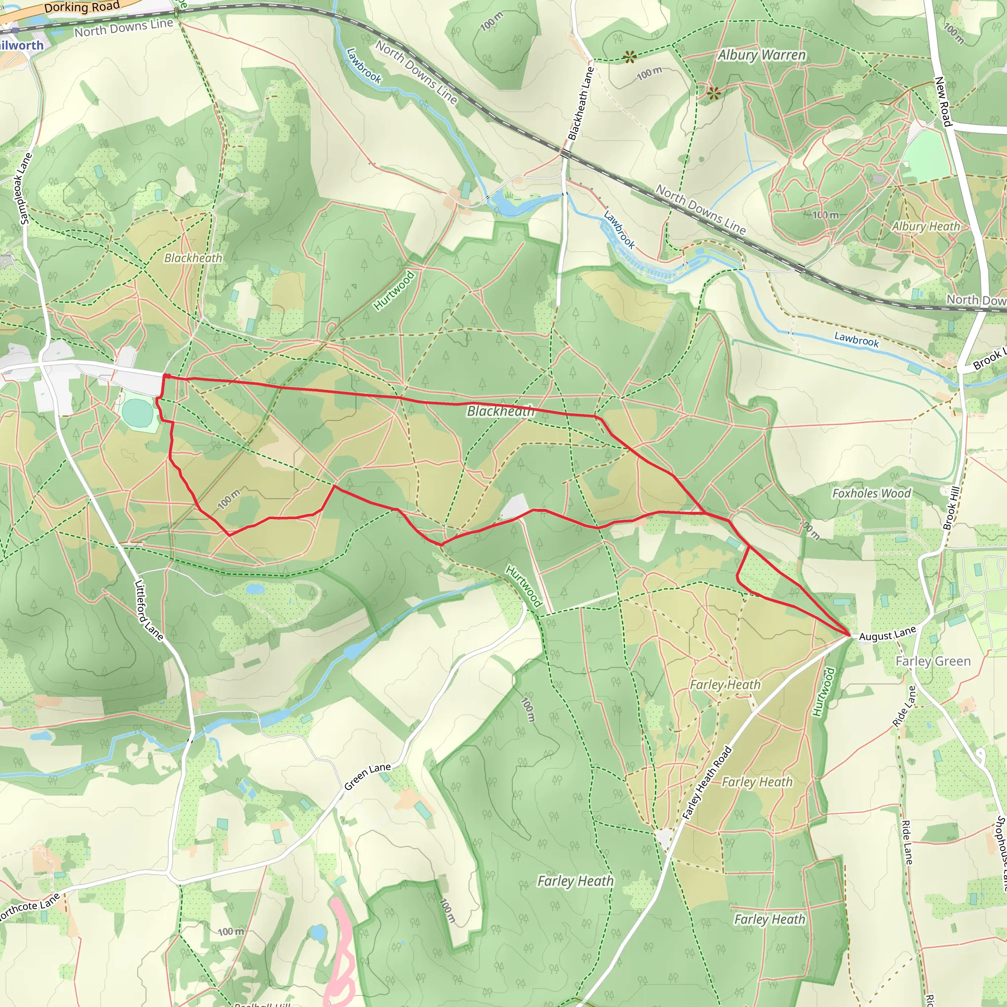 Blackheath Loop mobile static map