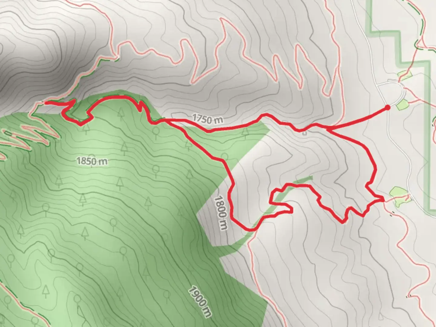 An image depicting the trail Well Gulch Nature Loop Trail and its surrounding area.