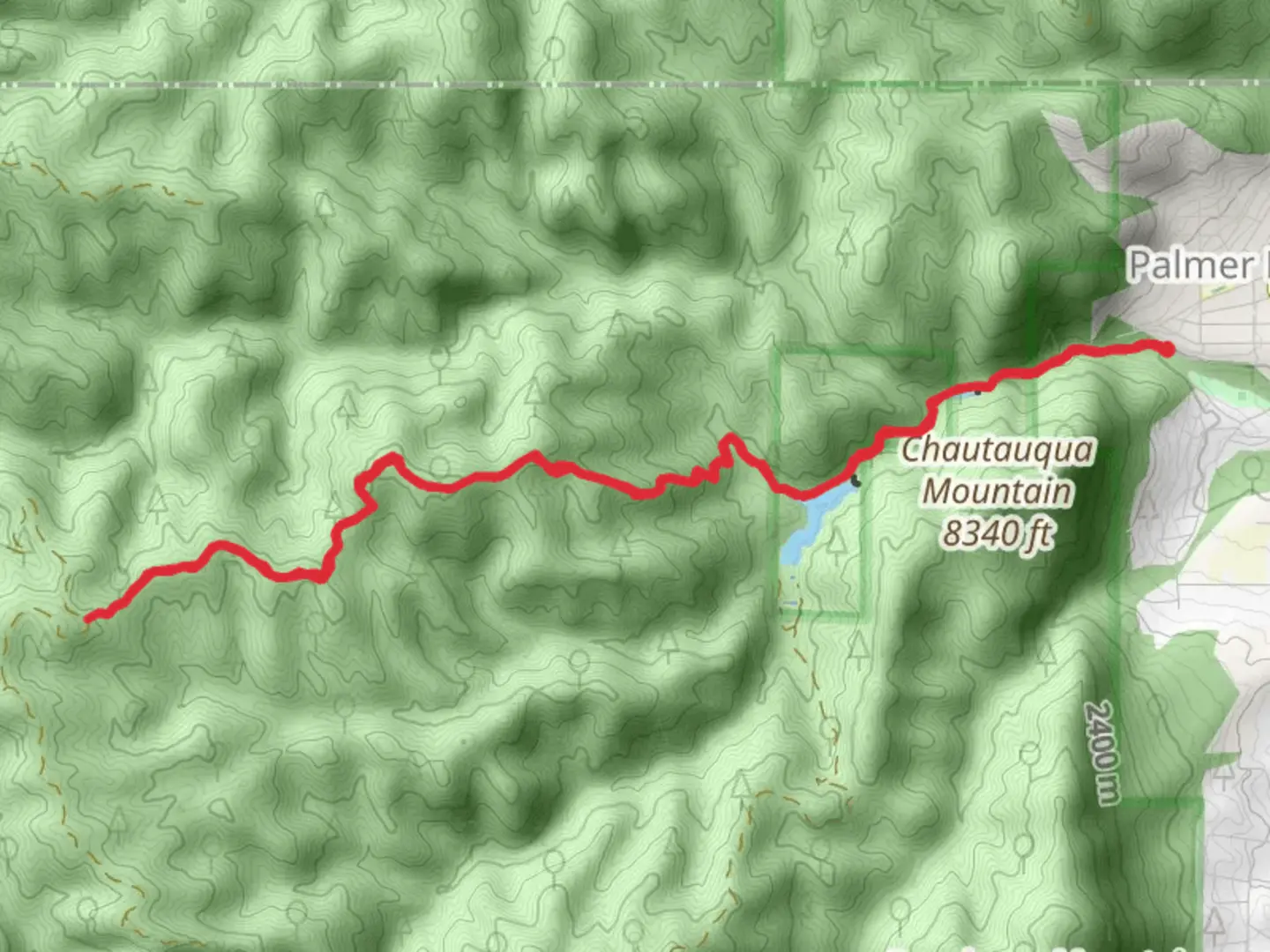 An image depicting the trail Winding Stairs Trail and its surrounding area.