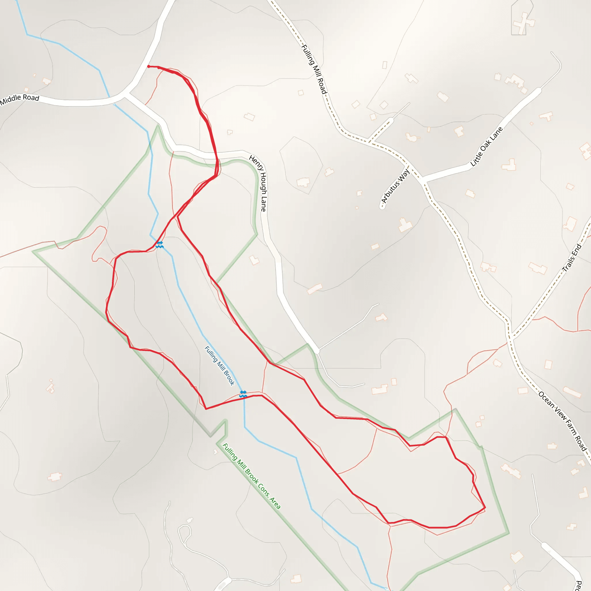 Fulling Mill Loop mobile static map
