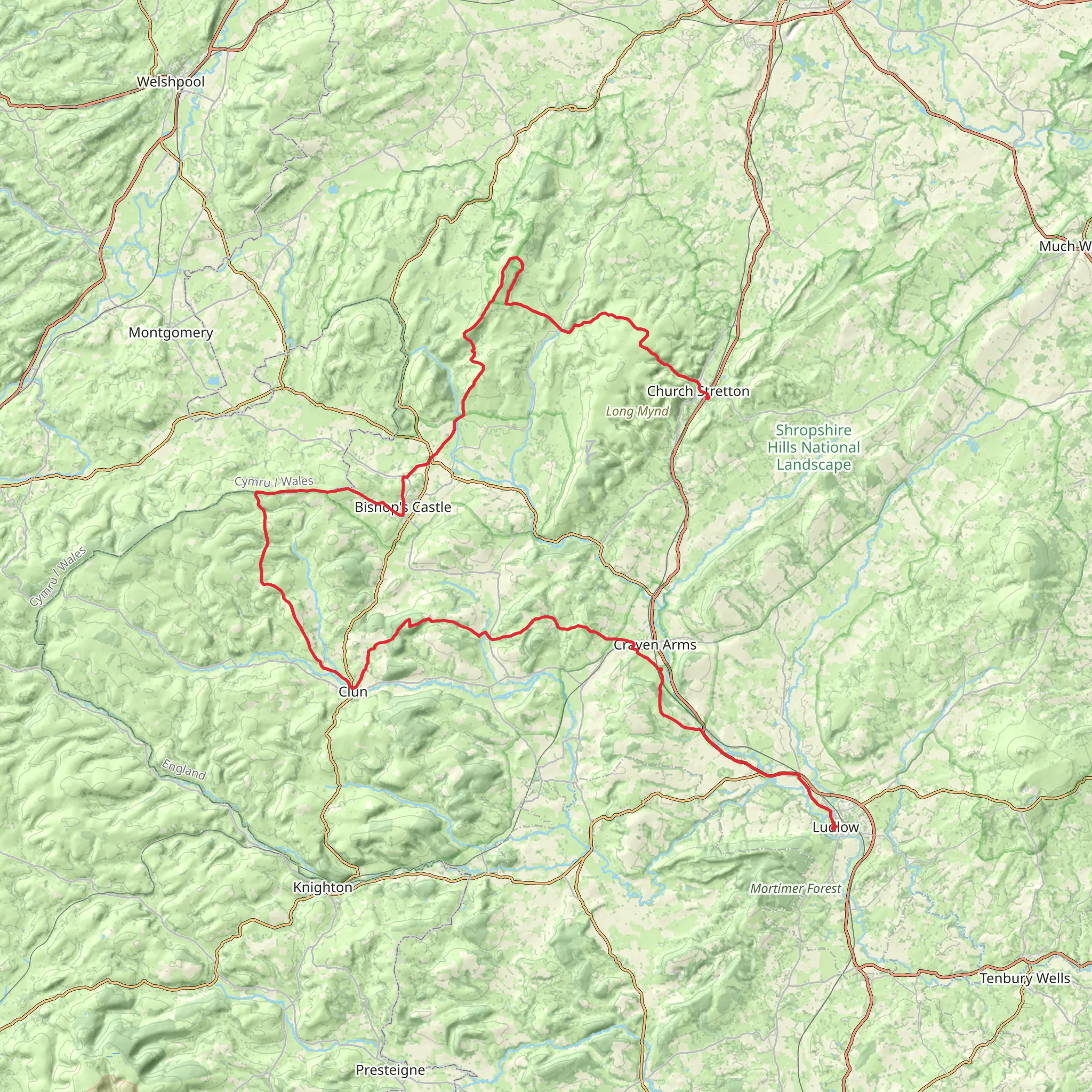 Wild Edric's Way mobile static map